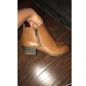 Brown ankle boots